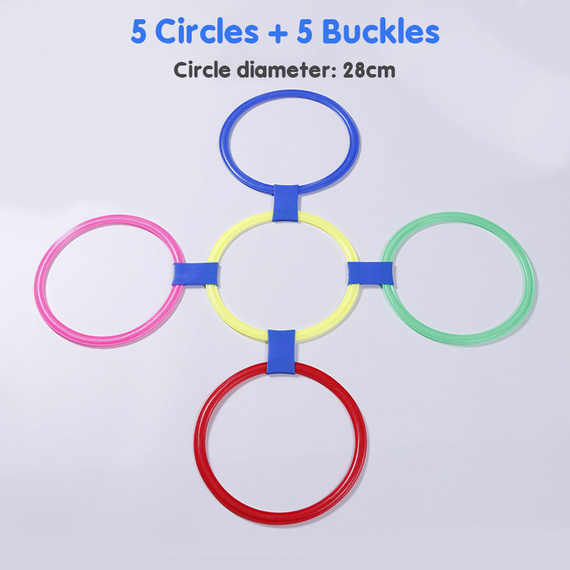 Children's Jumping Lattice Circle Ring Physical Fitness And Agility Training Equipment