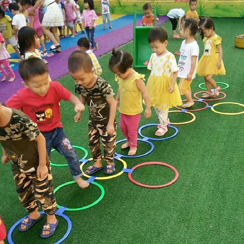 Children's Jumping Lattice Circle Ring Physical Fitness And Agility Training Equipment
