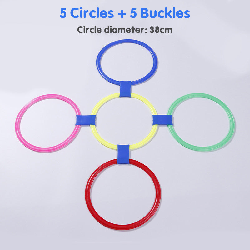 Children's Jumping Lattice Circle Ring Physical Fitness And Agility Training Equipment